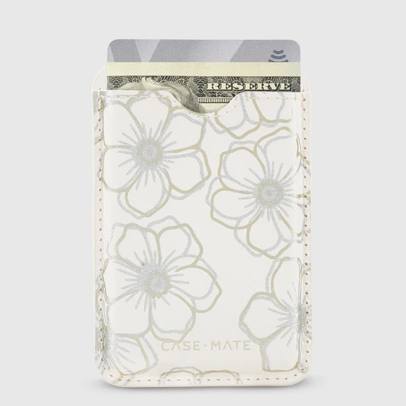 Case-mate Floral Gems MagSafe Wallet for Cell Phone, Removable / NIB - Picture 4 of 8